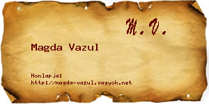 Magda Vazul névjegykártya